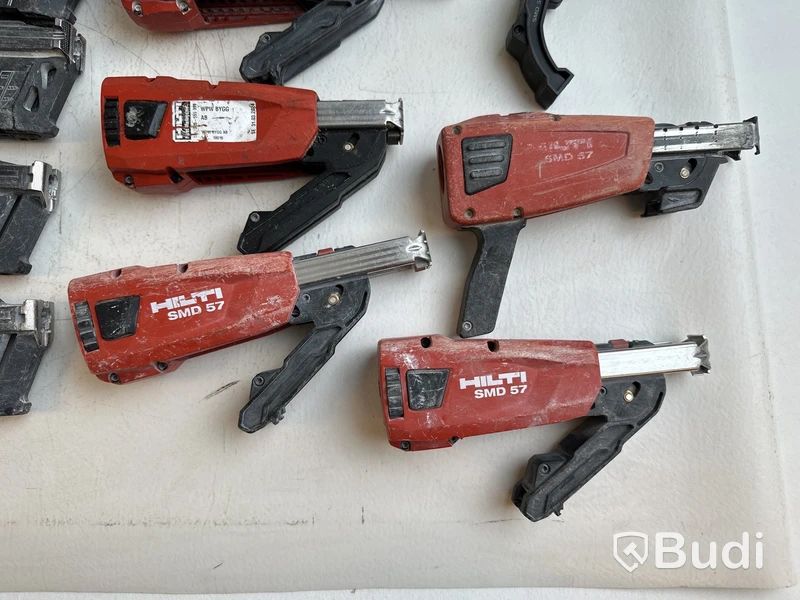 Parti med skruvmagasin, Hilti, olika modeller