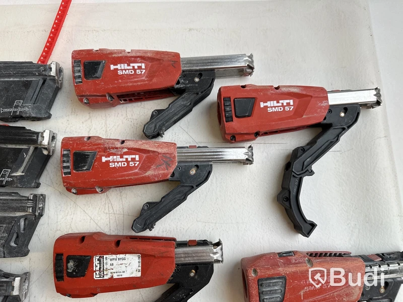 Parti med skruvmagasin, Hilti, olika modeller