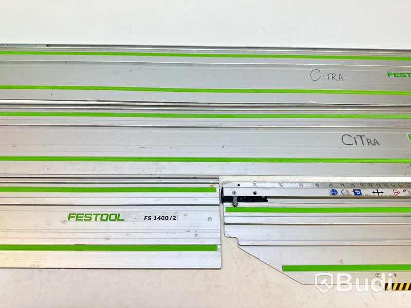4 st. Styrskenor Festool, olika modeller