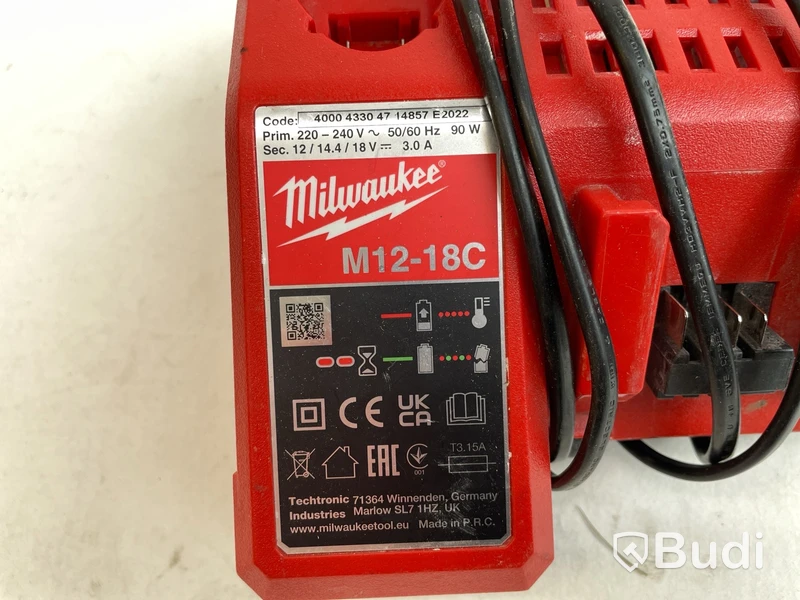 2 st. Laddare Milwaukee, C12C och M12-18C