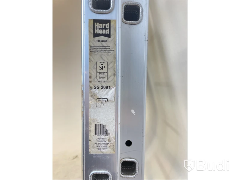 Arbetsplattform/kombinationsstege, Hard Head HD-628SP samt 1 st. Fällbar ram, Hymer