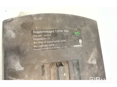 Byggdammsugare KGC, 1200W