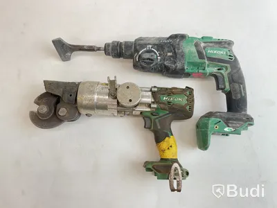 Kombihammare Hikoki DH36DPE och armeringsklippare, NB12MV