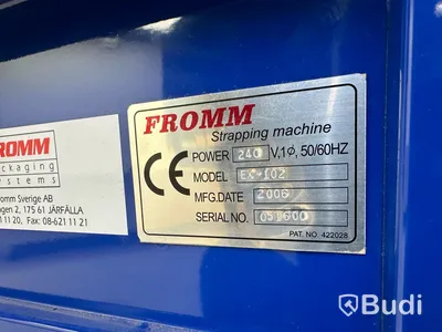 Bandningsmaskin/ strapping machine Fromm, EX-102