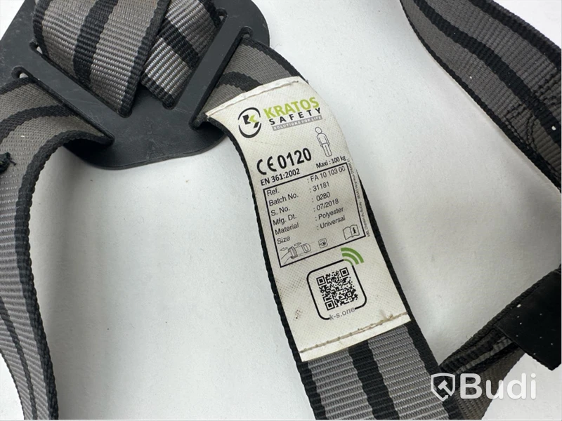 Fallskyddssele och rep Kratos Safety 0280