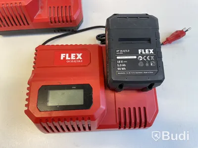 2 st. Laddare och 2 st. Batterier, Flex