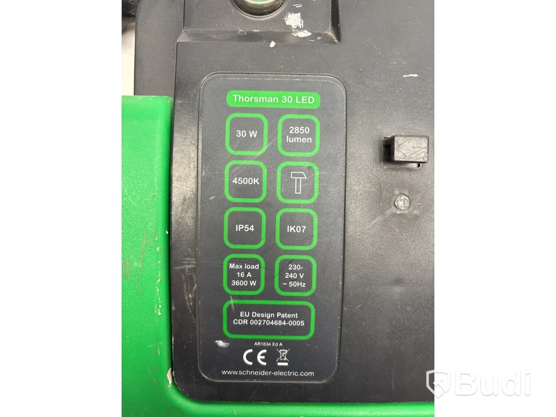 2 st. Arbetslampor Schneider Electric, Thorsman 30 LED och Thorsman 50 LED
