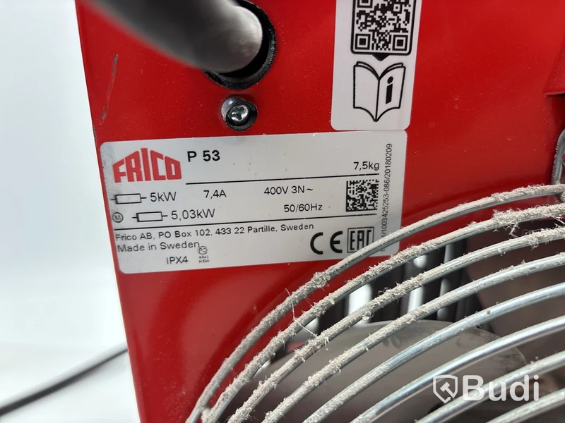 Värmefläkt Frico, Tiger P53-0 5kw