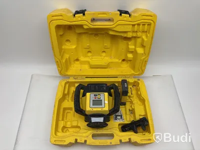 Rotationslaser och lasermottagare Leica, samt stativ och laserstång Lyssna