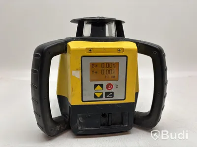 Rotationslaser och lasermottagare Leica, samt stativ och laserstång Lyssna
