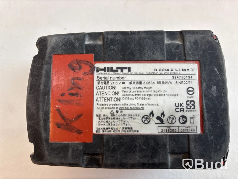 Tigersåg Hilti, SR 4-A22