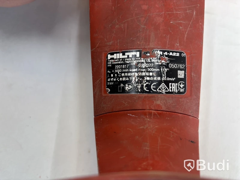 Tigersåg Hilti, SR 4-A22