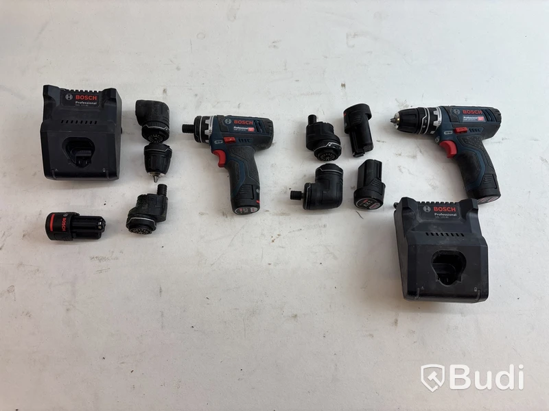 2 st. Borrskruvdragare Bosch, GSR 12V-15 FC