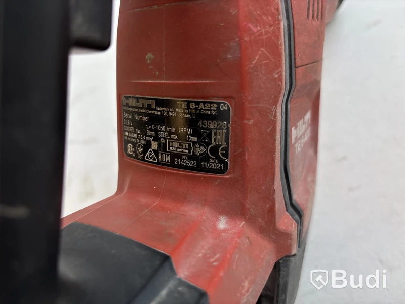 2 st. Borrhammare Hilti, TE 6-A22