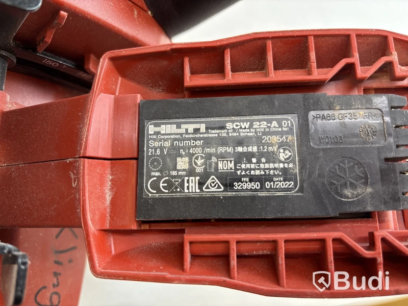 Cirkelsåg Hilti, SCW 22-A