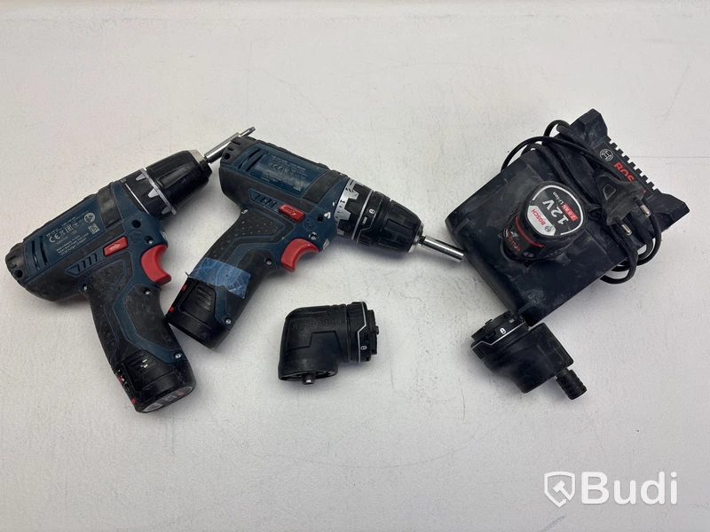 2 st. Borrskruvdragare Bosch, GSR 12V-15 och GSR 12V-15 FC