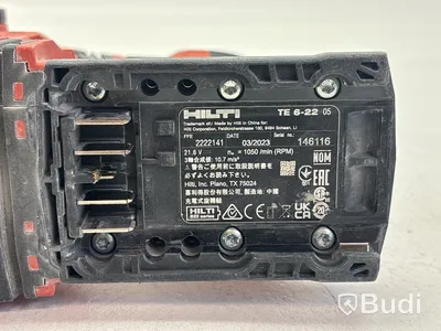 2 st. Borrhammare Hilti TE 6-22
