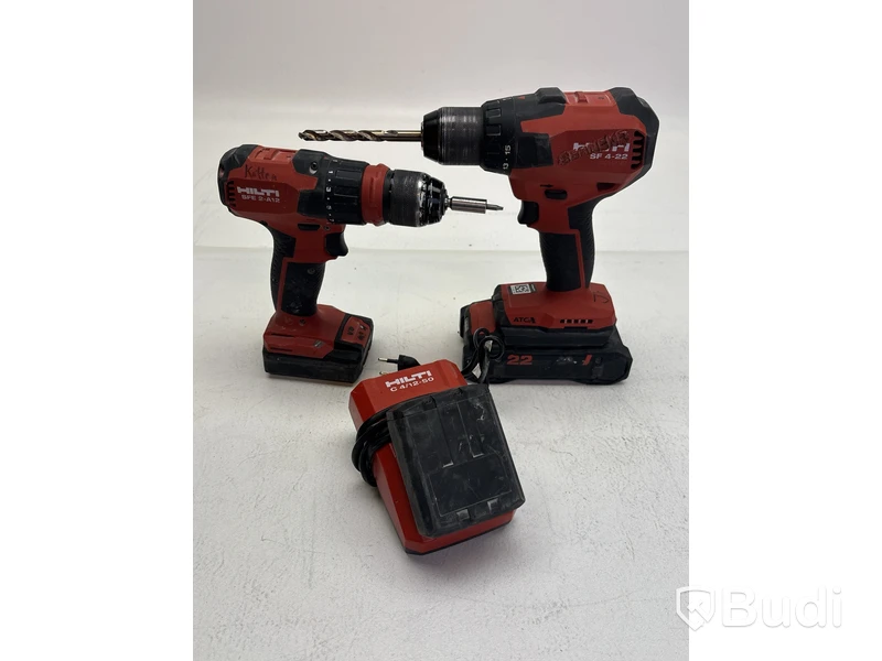 Verktygspaket Hilti, 2 st. Borrskruvdragare SF 4-22 och SFE 2-A12