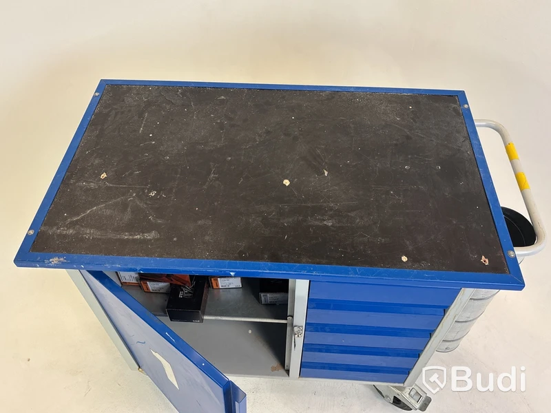 Verktygsbänk Bilka, 93 (H) x 99 (L) x 59 (B), med hjul