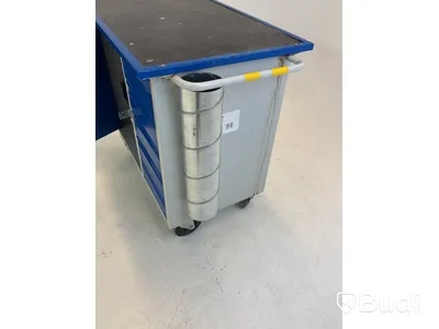 Verktygsbänk Bilka, 93 (H) x 99 (L) x 59 (B), med hjul