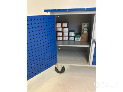 Verktygsbänk Bilka, 93 (H) x 99 (L) x 59 (B), med hjul