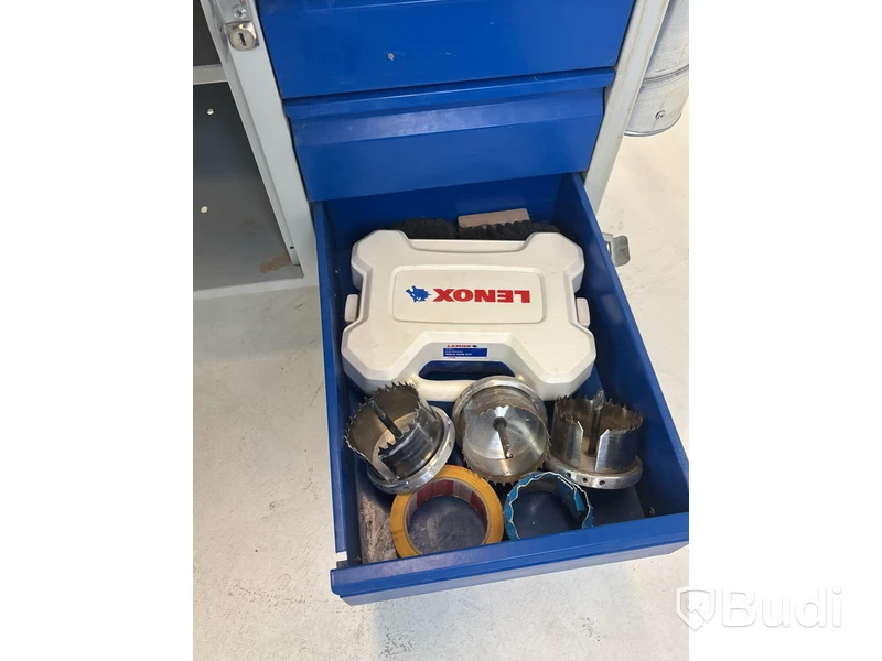 Verktygsbänk Bilka, 93 (H) x 99 (L) x 59 (B), med hjul