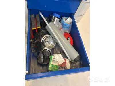 Verktygsbänk Bilka, 93 (H) x 99 (L) x 59 (B), med hjul