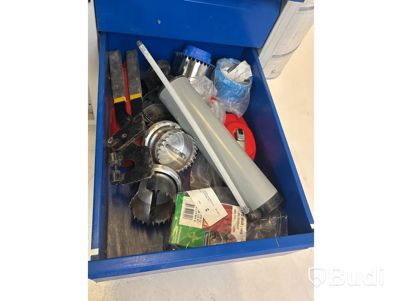 Verktygsbänk Bilka, 93 (H) x 99 (L) x 59 (B), med hjul