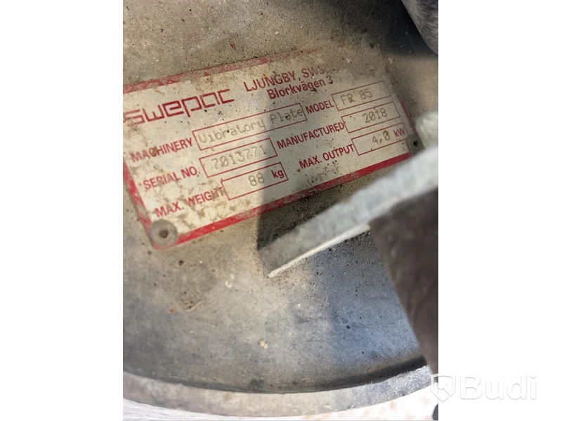Markvibrator Swepac FR85