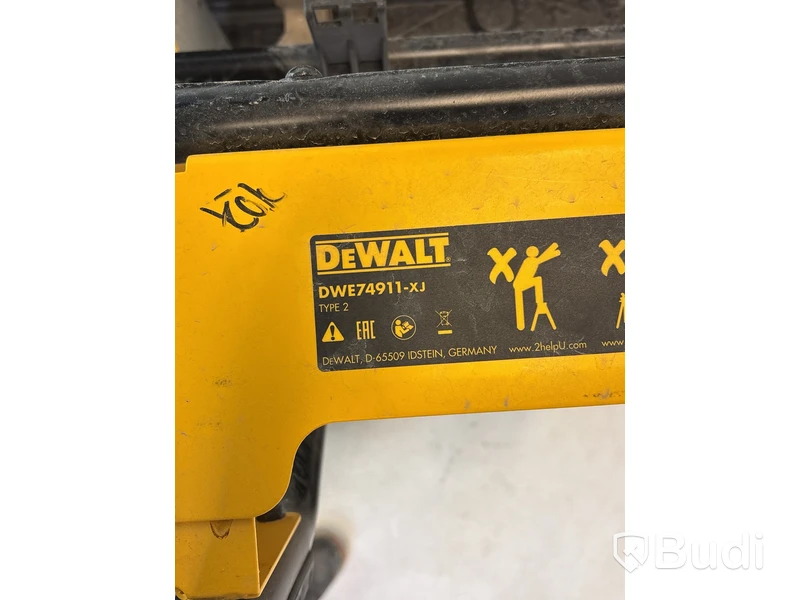 Bordsåg Dewalt DWE7492-QS, med stativ DWE74911-XJ
