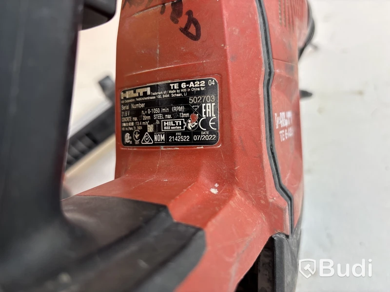 Borrhammare Hilti, TE 6-A22 DRS