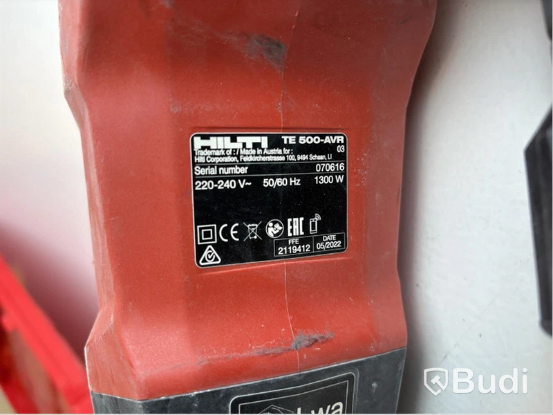 Borrhammare Hilti TE 500 AVR