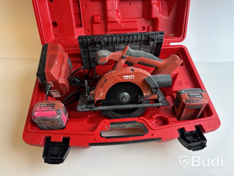 Cirkelsåg Hilti SCW 22-A och styrskena
