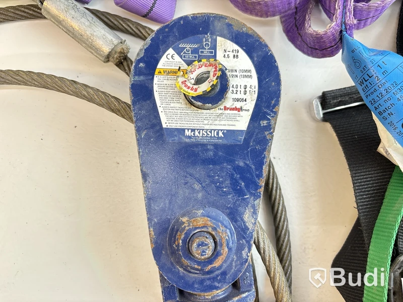Säkerhetssele och lyft Honeywell, Turbo lite Honeywell och 2 st. spännrem 1 ton
