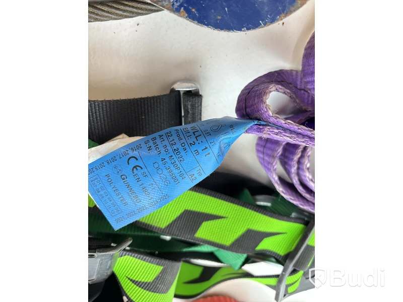 Säkerhetssele och lyft Honeywell, Turbo lite Honeywell och 2 st. spännrem 1 ton