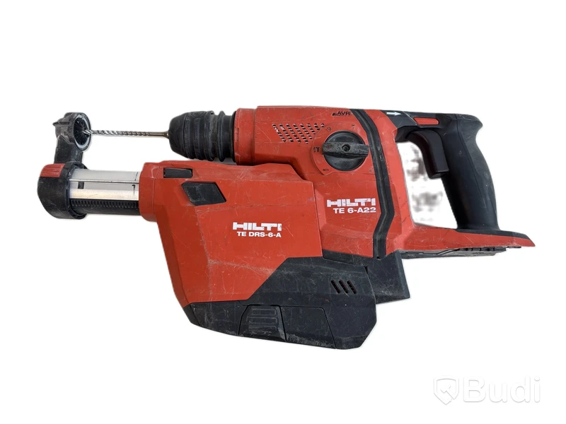 3 st. Batteridrivna borrhammare Hilti TE 6-A22 med dammsugarenhet TE DRS-6-A