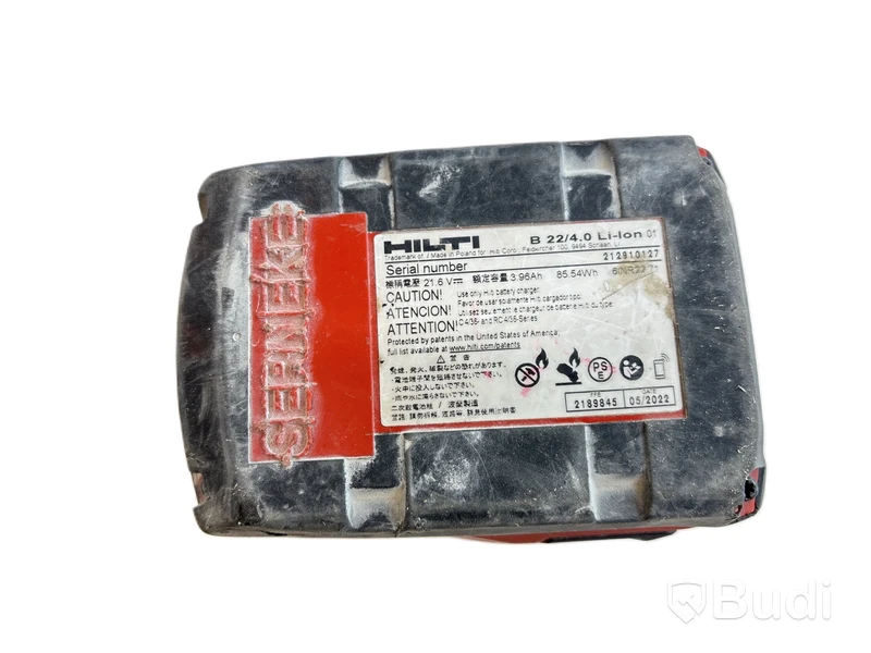 3 st. Batteridrivna borrhammare Hilti TE 6-A22 med dammsugarenhet TE DRS-6-A