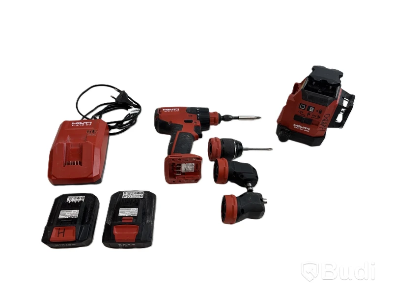 2 st. Verktyg Hilti, Borrskruvdragare och Multilaser