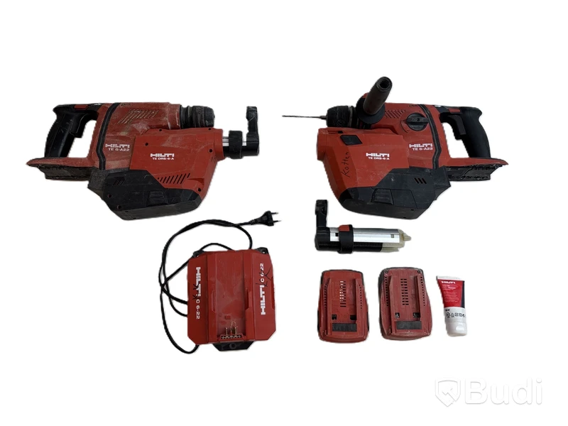 2 st. Borrhammare Hilti TE 6-A22 med dammsugarenhet