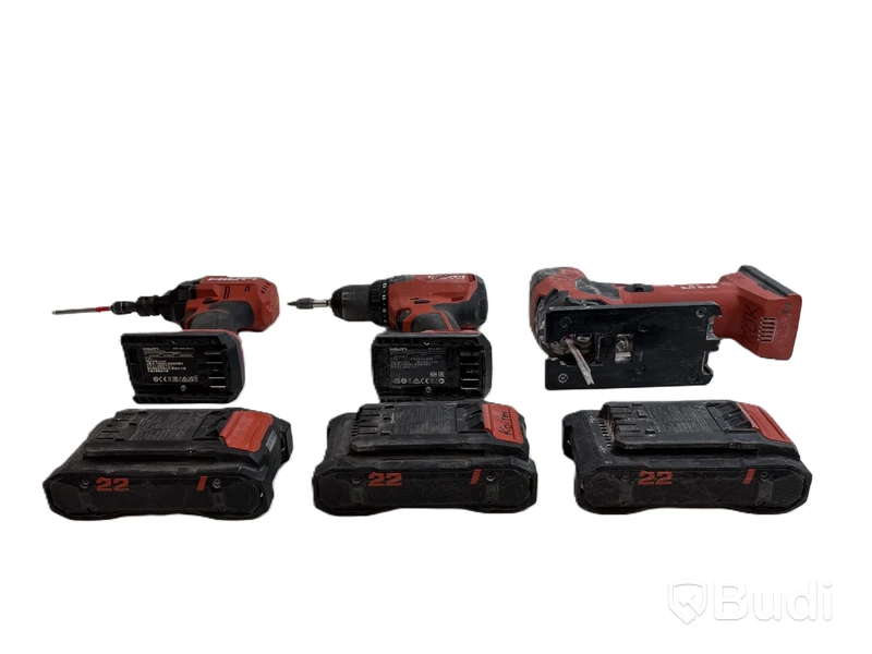 3 st. Verktyg Hilti, olika modeller, inklusive batteri