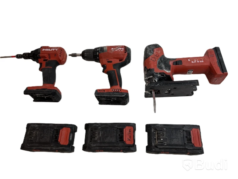 3 st. Verktyg Hilti, olika modeller, inklusive batteri