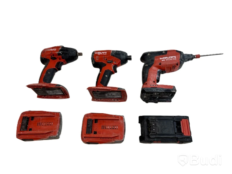 3 st. Skruv/mutterdragare Hilti, olika modeller