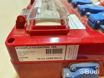 Parti med byggplatscentraler Malmbergs 16A
