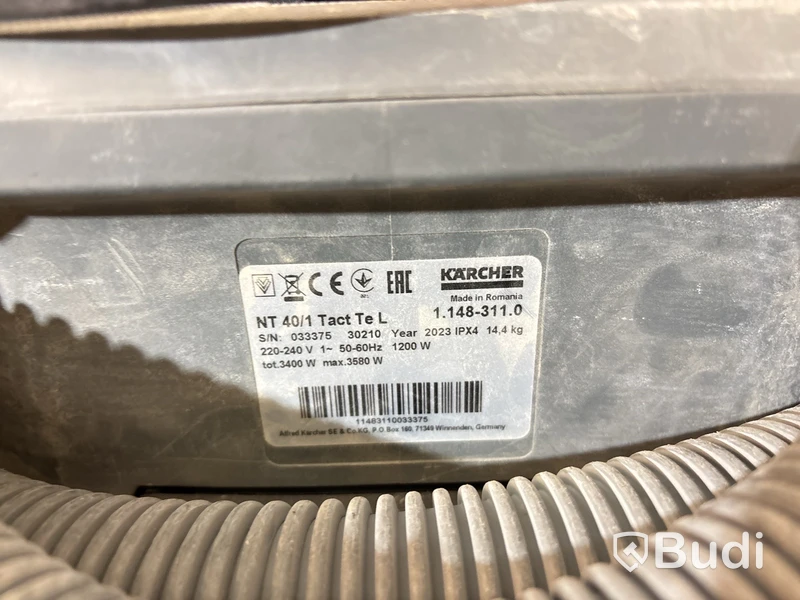 Grovdammsugare Kärcher Professional,  NT 40/1 Tact Te L