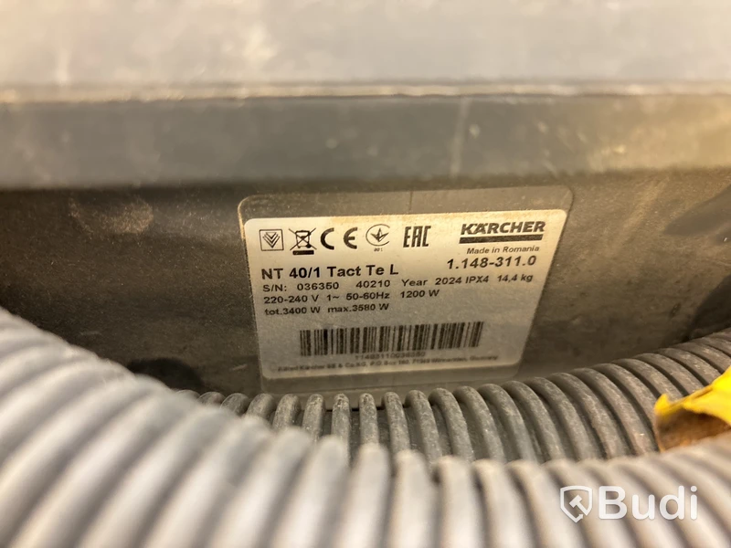 Grovdammsugare Kärcher Professional,  NT 40/1 Tact Te L