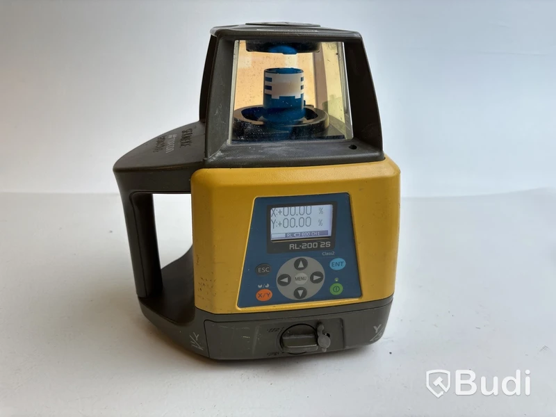 Rotationslaser Topcon RL200 RS inkl. fjärrkontroll och lasermottagare