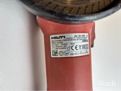 Vinkelslip Hilti AG 125-19SE
