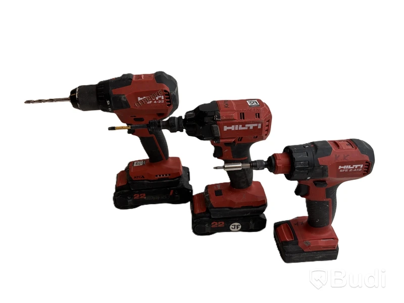 3 st. Skruvdragare Hilti