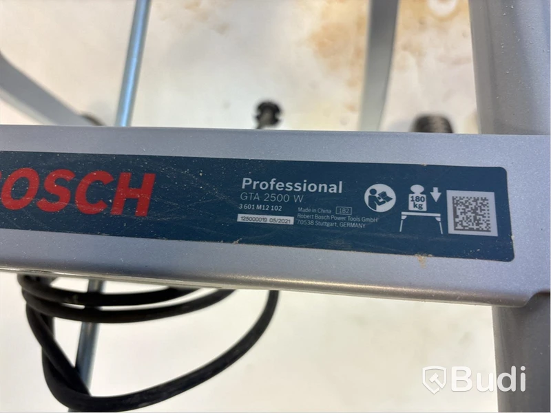 Kap- och gersåg Dewalt DWS780, inkl.  Arbetsbord Bosch GTA 2500W Professional