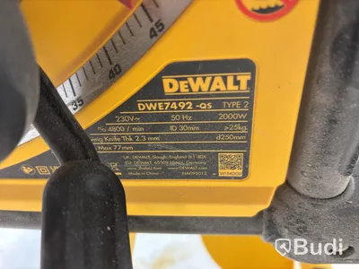 Bordssåg Dewalt DWE7492-QS, med stativ DWE7400